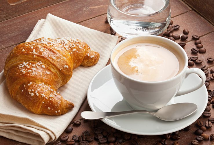 cappuccino - croissant - go joe bean