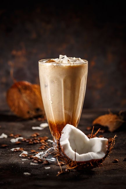 mocha recipes - coconut milk mocha - go joe bean