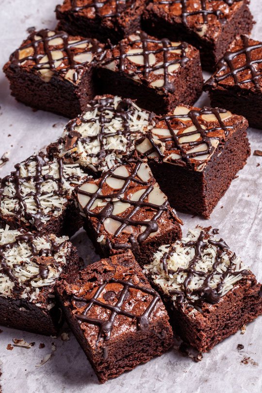 brownies - breakfast foods that pair well with coffee - go joe bean